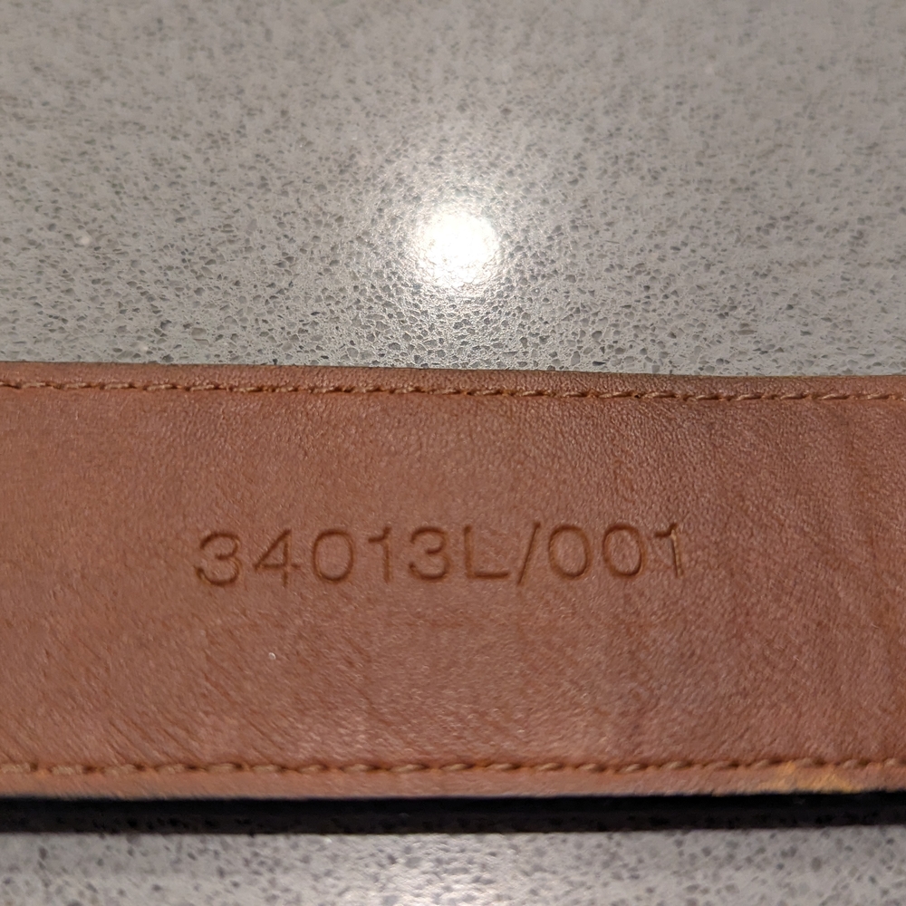 Boconi Black Leather Belt with Silver Buckle - Picture 8 of 10